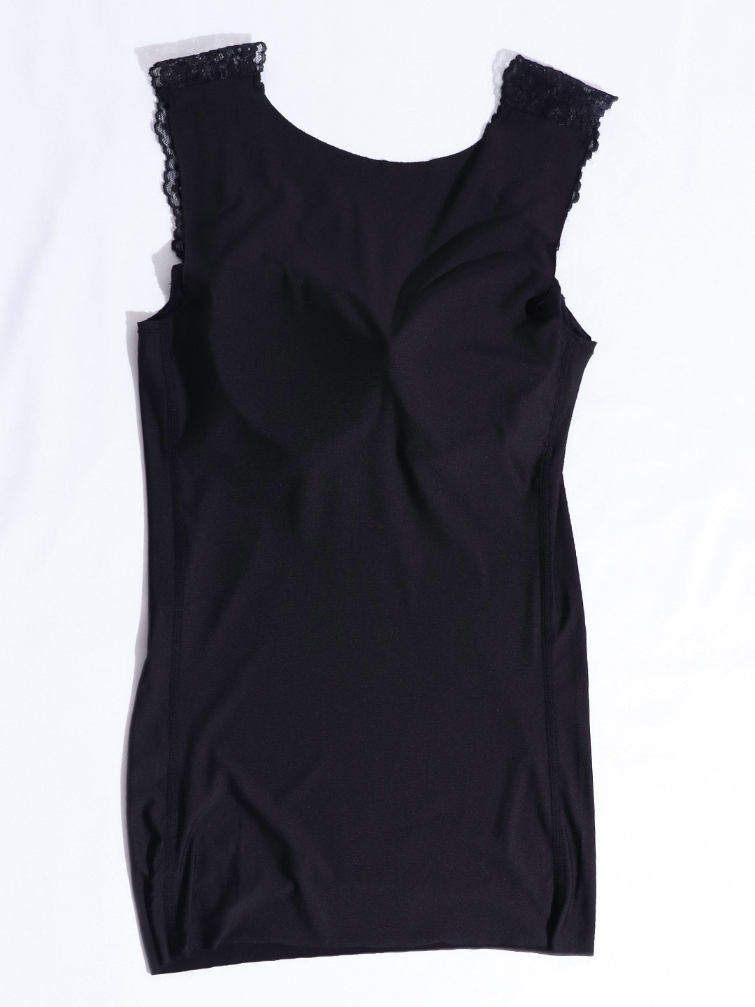 【2025SS】【totonowインナー】カップ付きフリーカットレースタンクトップ